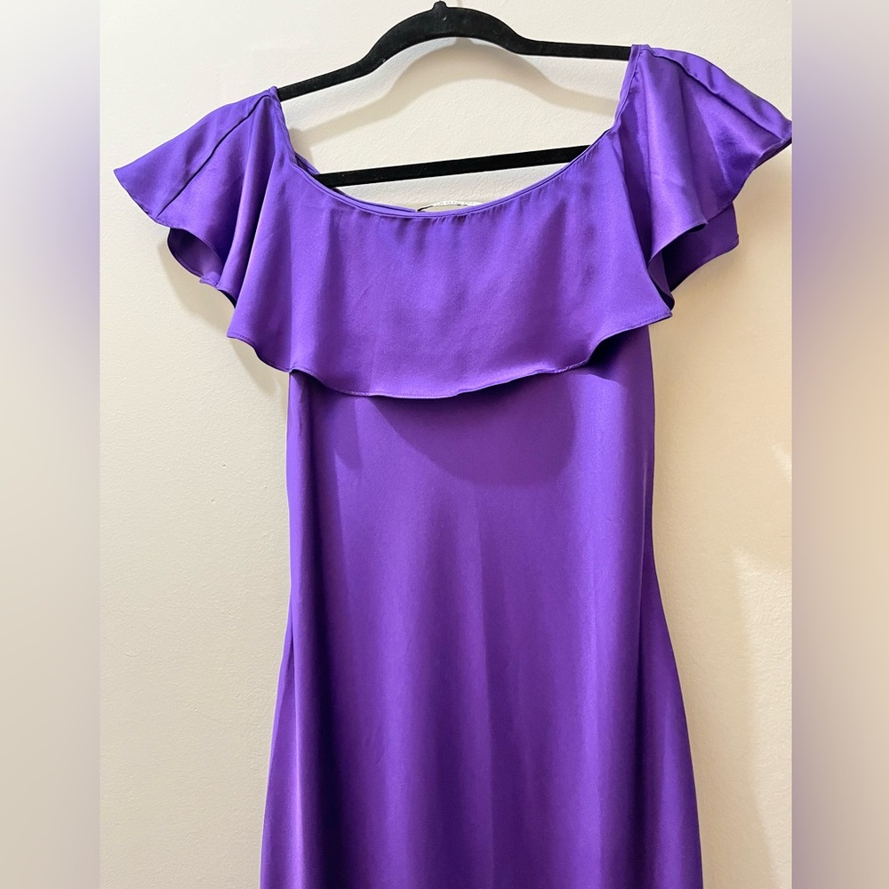 DANNIJO Off the Shoulder Dress in Violet, Size XS - Picture 9 of 16